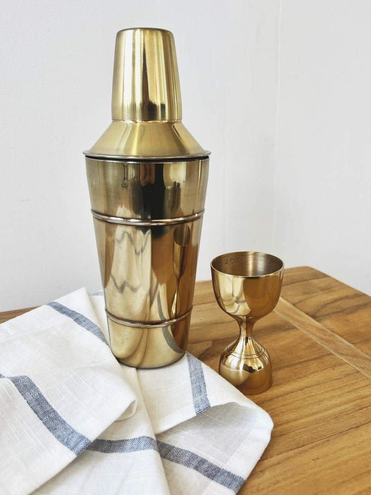 Brass Double Sided Cocktail Jigger - Spring Sweet