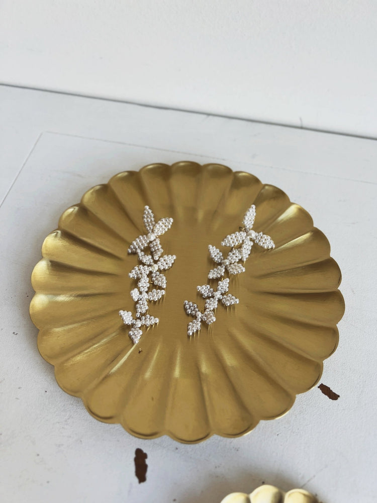 Brass Petal Tray - Spring Sweet