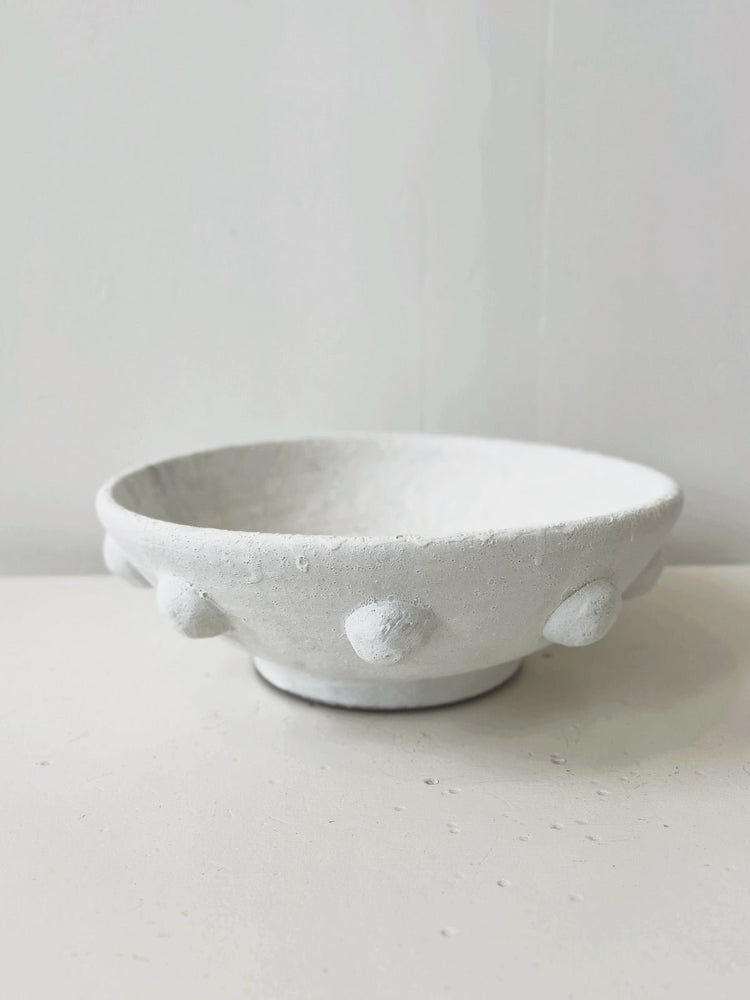 Dotted Terracotta Bowl - Spring Sweet
