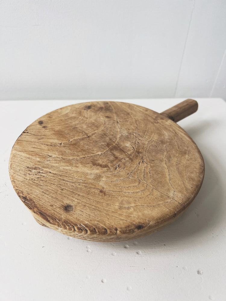 Found Wood Bread Board w/ Handle - Spring Sweet