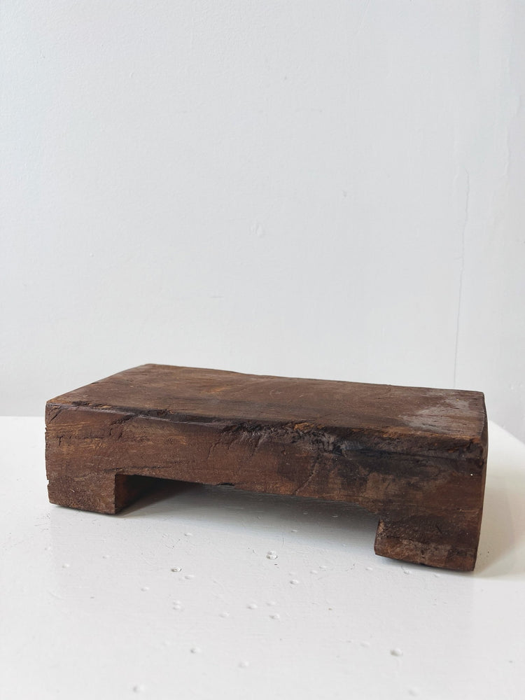Found Wood Pedestal - Spring Sweet