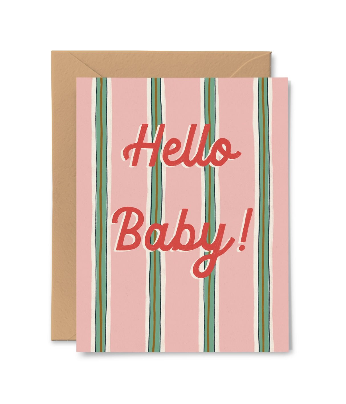Hello Baby Card - Spring Sweet