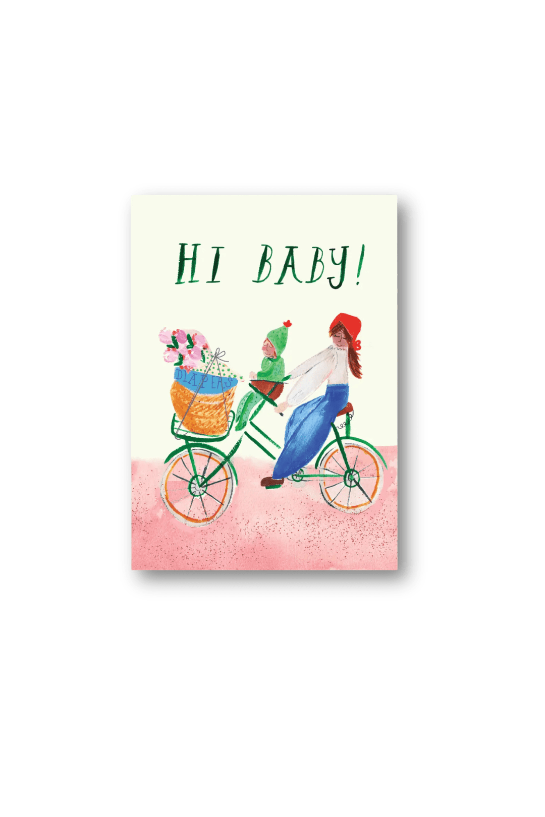 Hi Baby Card - Spring Sweet