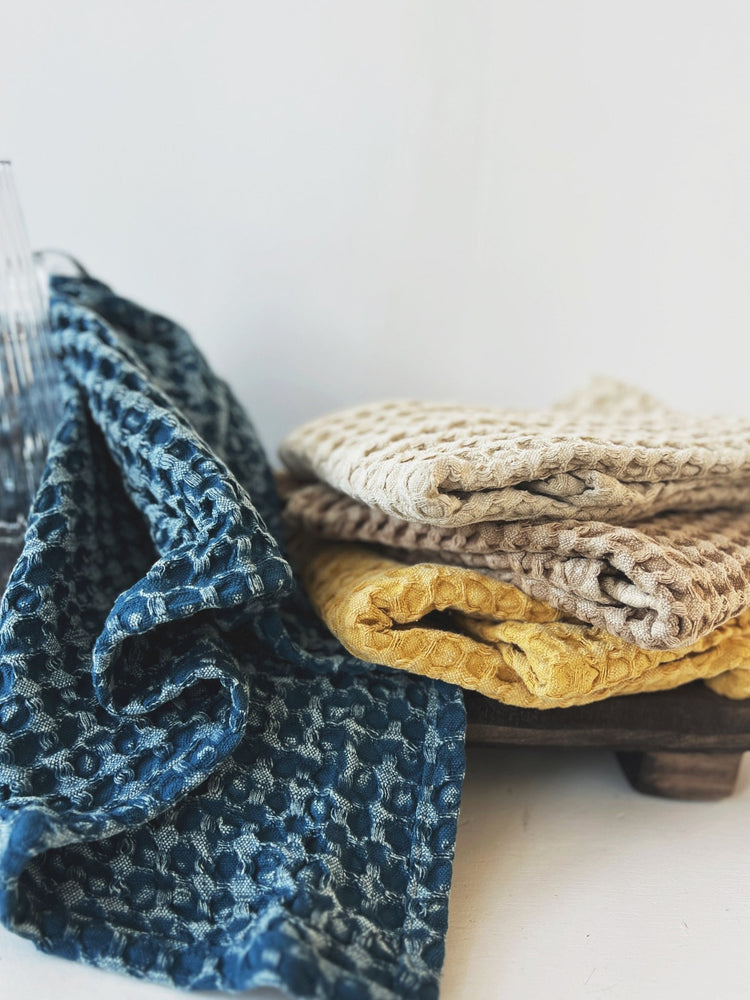 Large Waffle Tea Towel - Spring Sweet