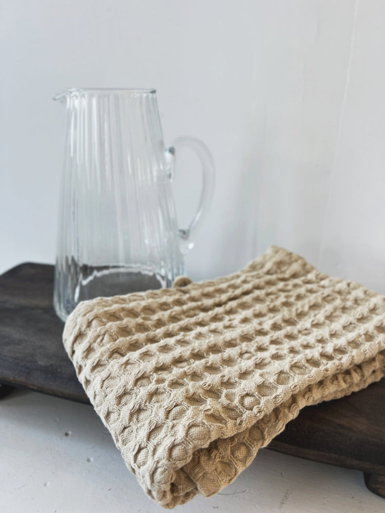 Large Waffle Tea Towel - Spring Sweet