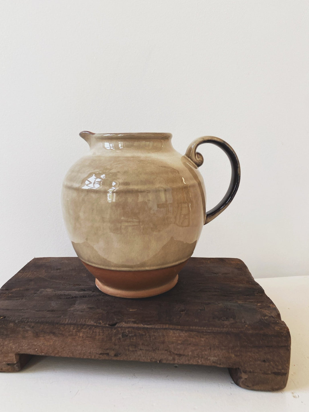 Reactive Glaze Stoneware Pitcher - Spring Sweet