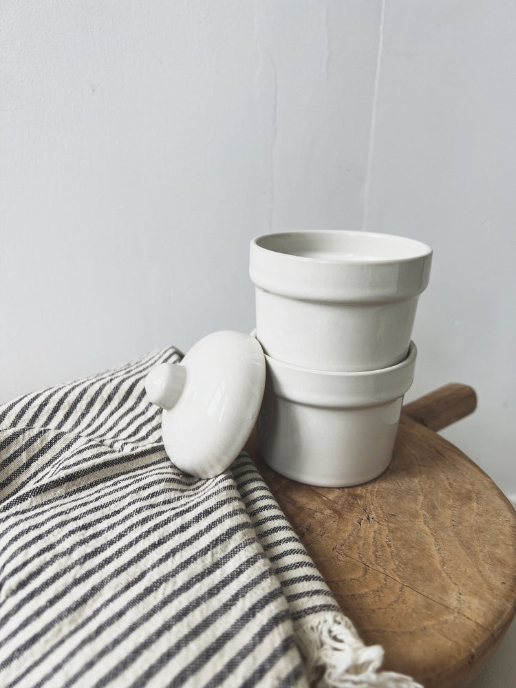 Stoneware Stackable Pinch Pots - Spring Sweet