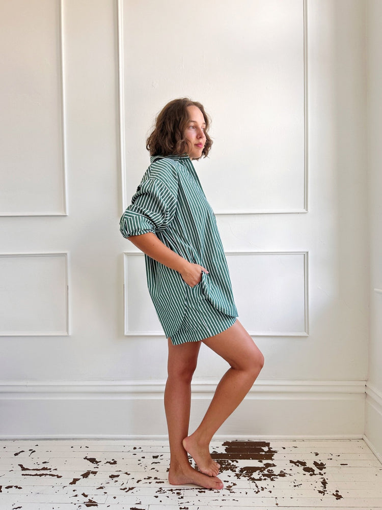 Stripe Pull - on Short - Spring Sweet