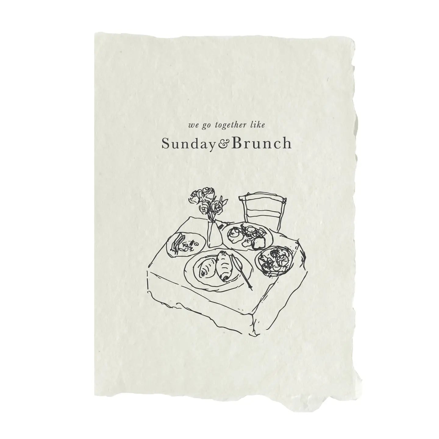 Sunday Brunch Card - Spring Sweet
