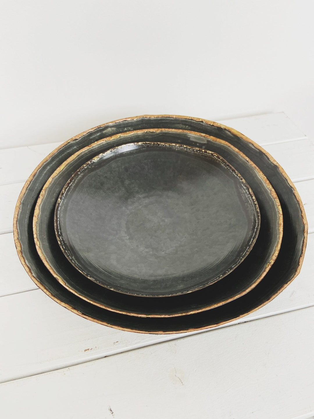 Black Copper Platter - Spring Sweet