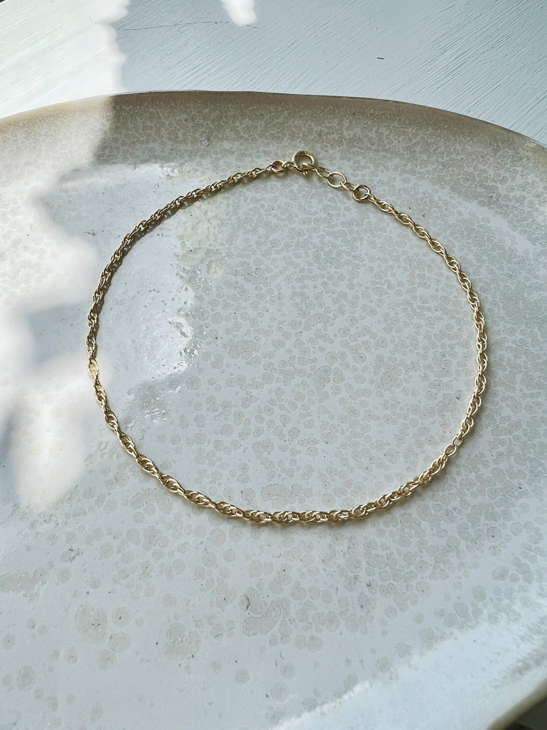 Goldie Anklet, Gold Filled - Spring Sweet