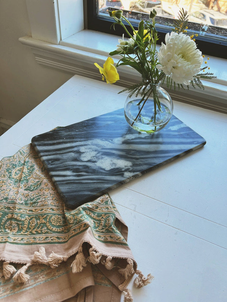 Grey Marble Cheese Board - Spring Sweet