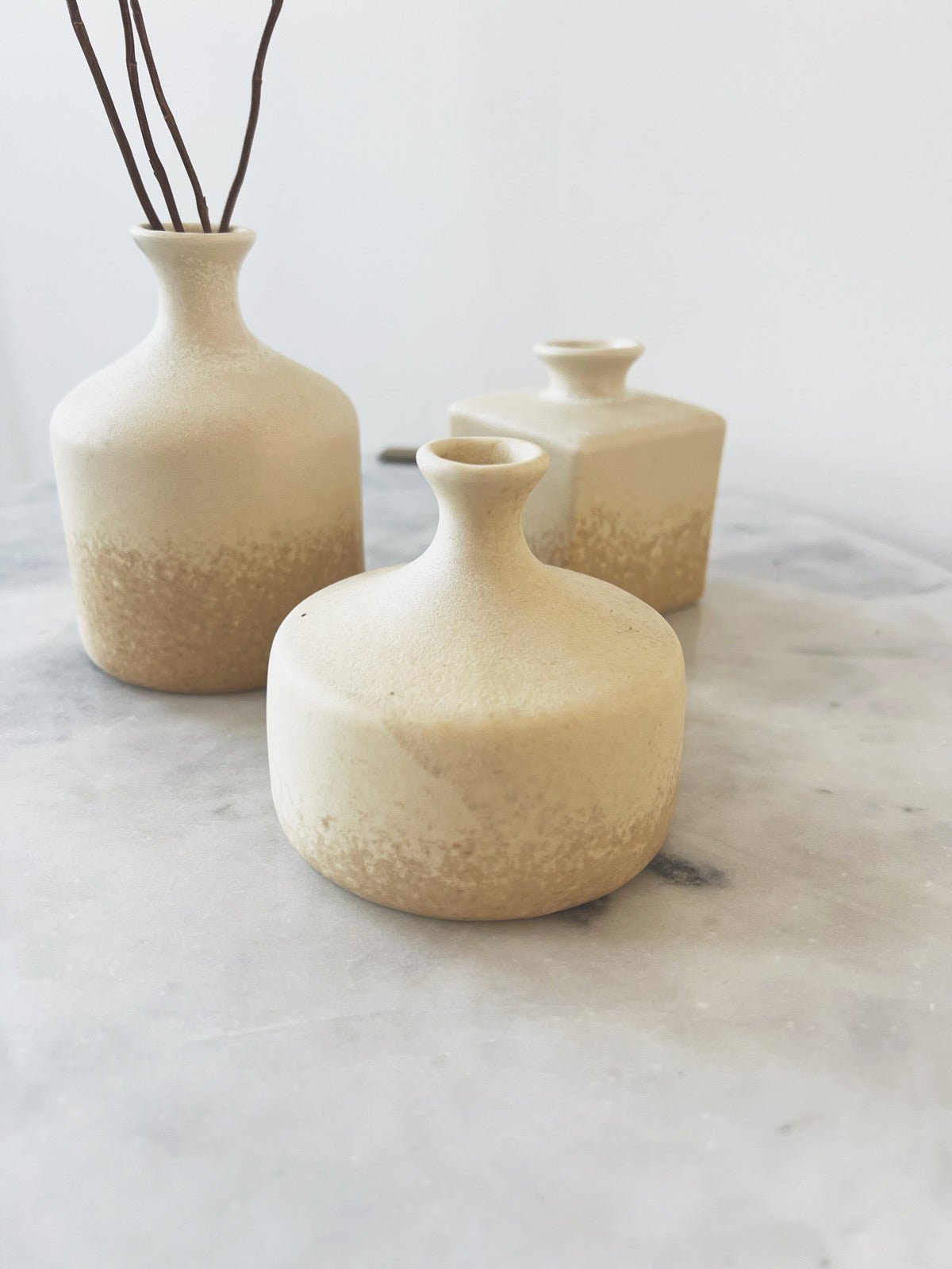 Reactive Glaze Stoneware Bud Vase - Spring Sweet