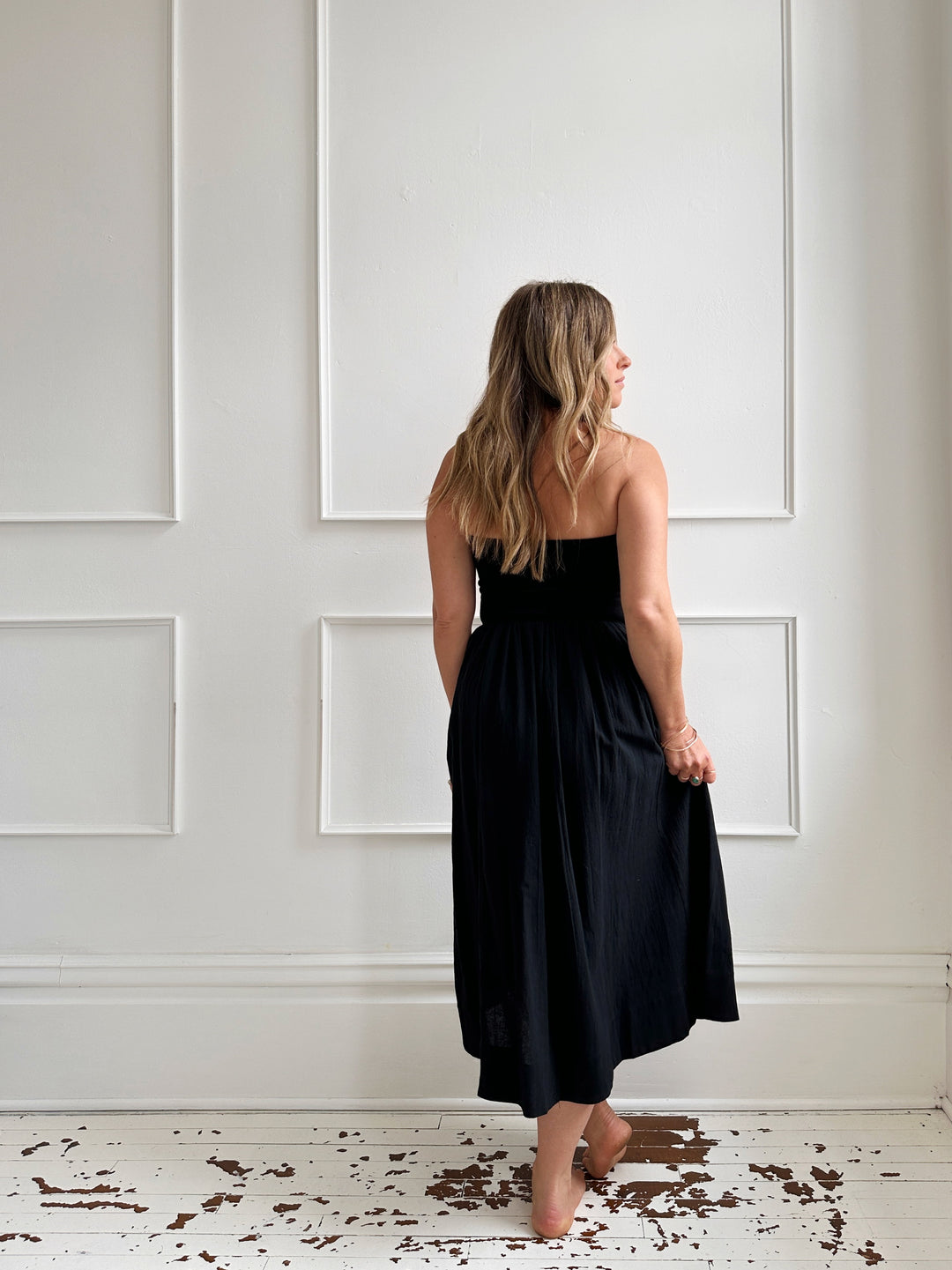 Midi Strapless Dress