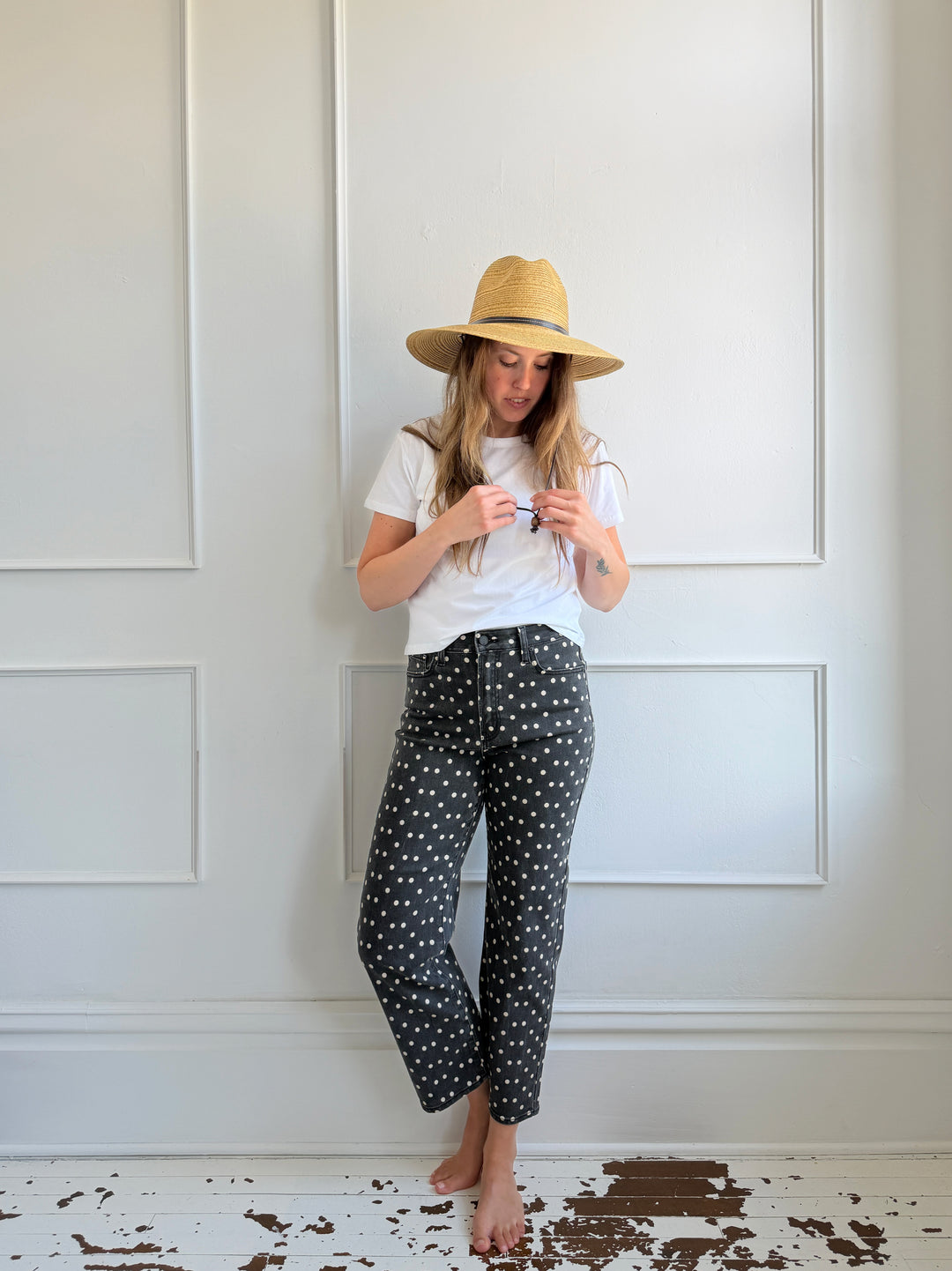 Straw Fedora Sun Hat