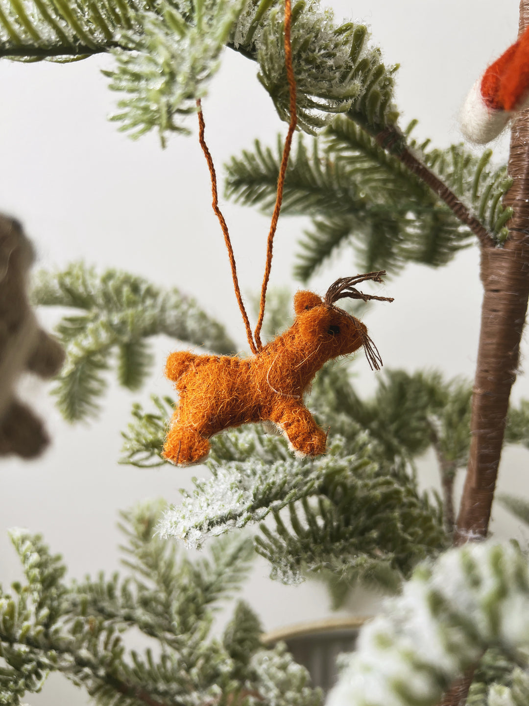 Mini Felt Animal Ornaments