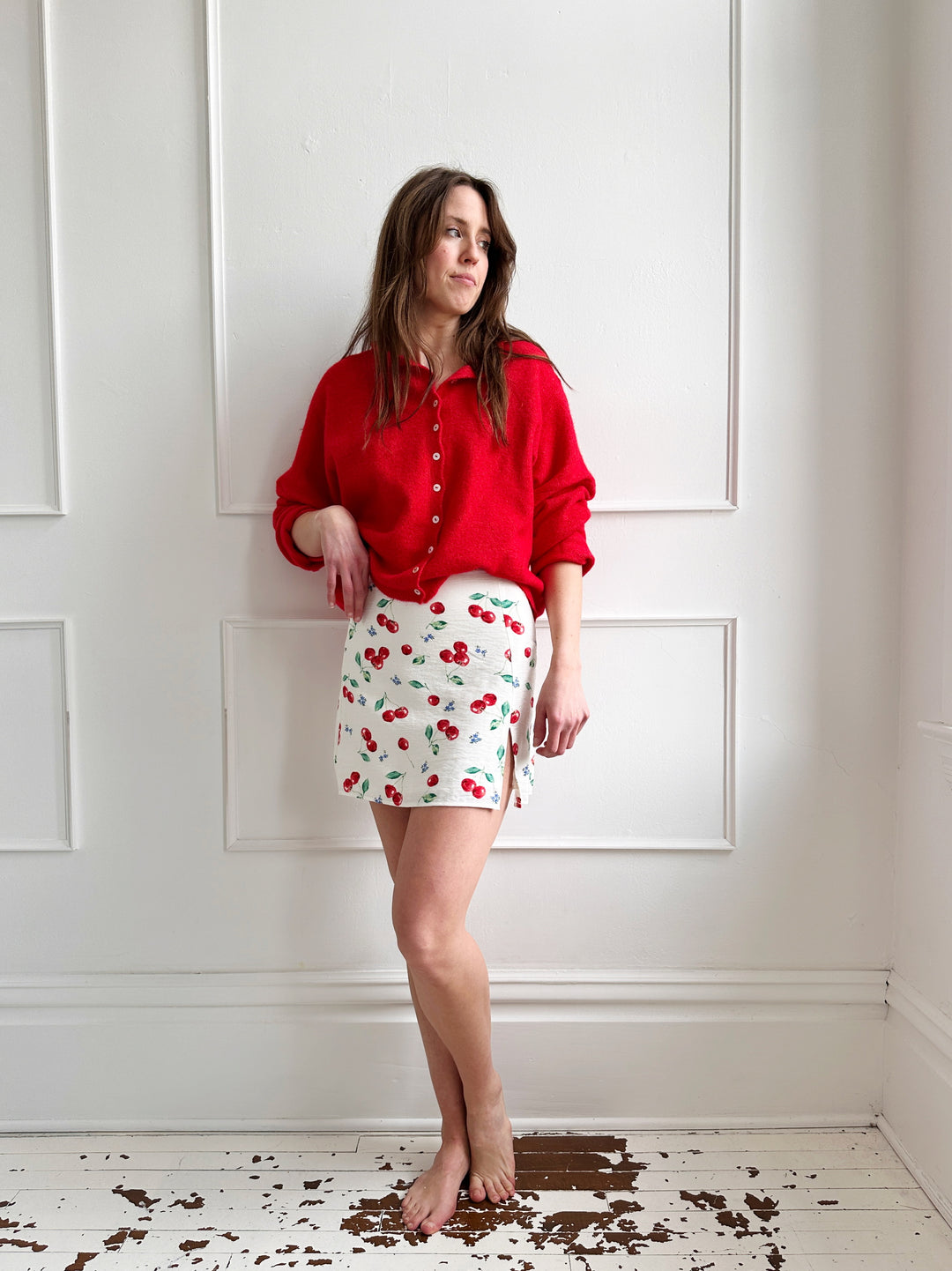 Sweet Cherry Mini Skirt