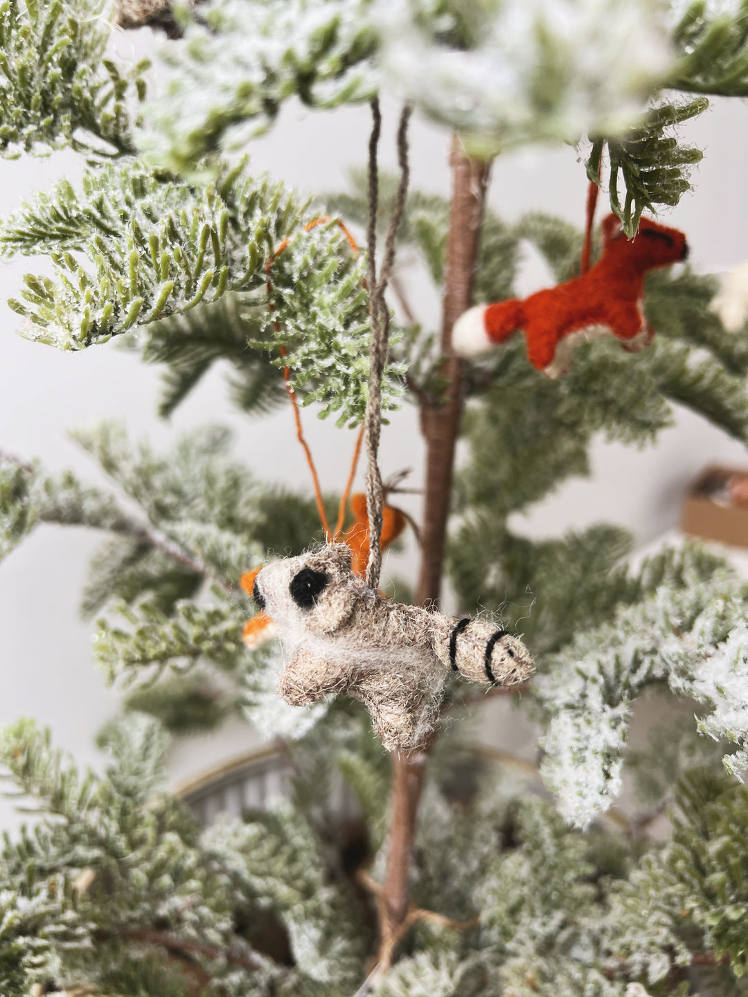 Mini Felt Animal Ornaments