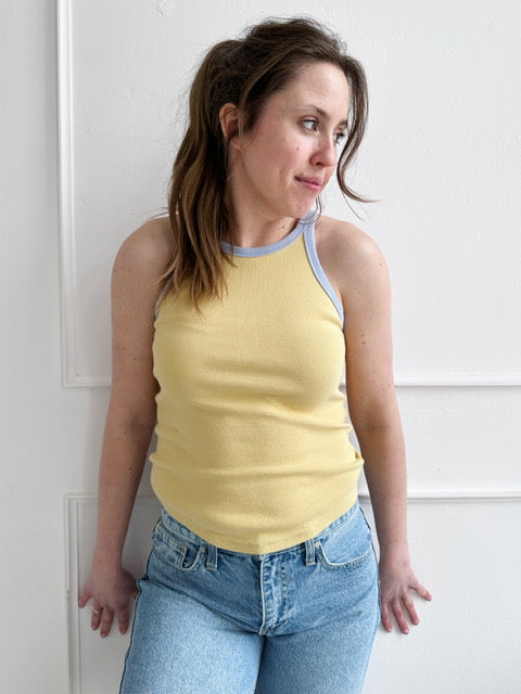 Washed Ringer Tank Top