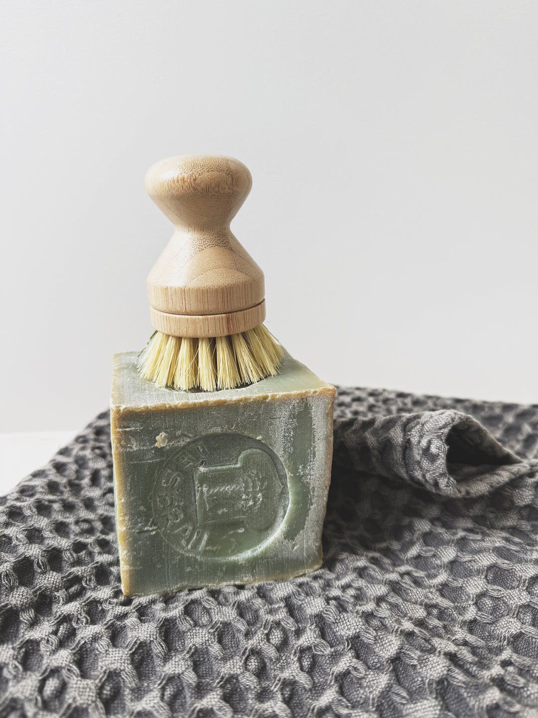 Bamboo Pot & Dish Brush