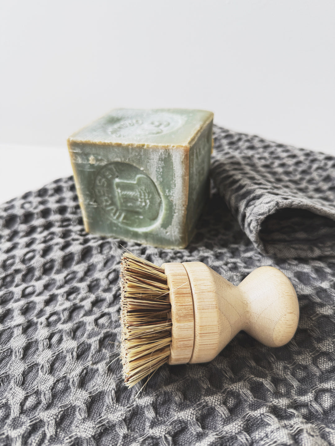 Bamboo Pot & Dish Brush
