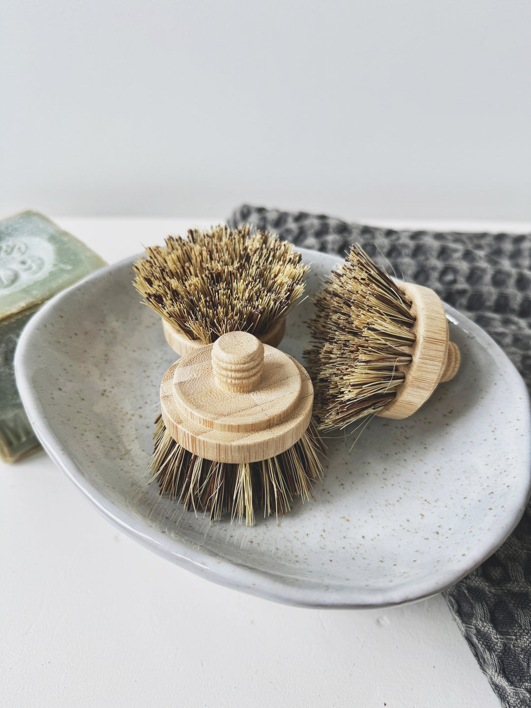 Bamboo Pot & Dish Brush