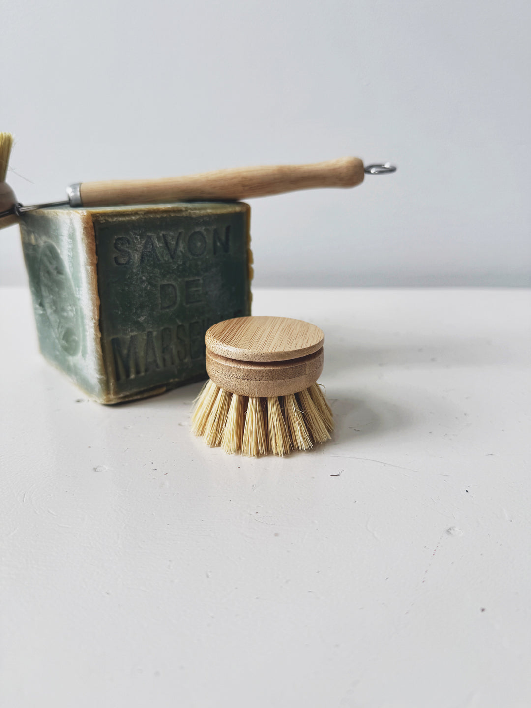 Bamboo Sisal Dish Brush