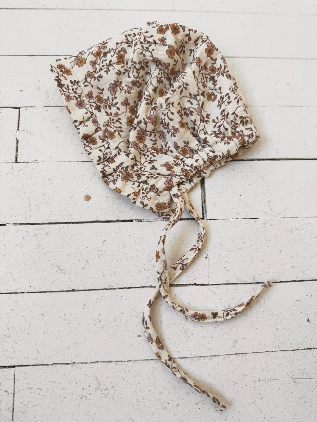 Woven Ruffle Bonnet