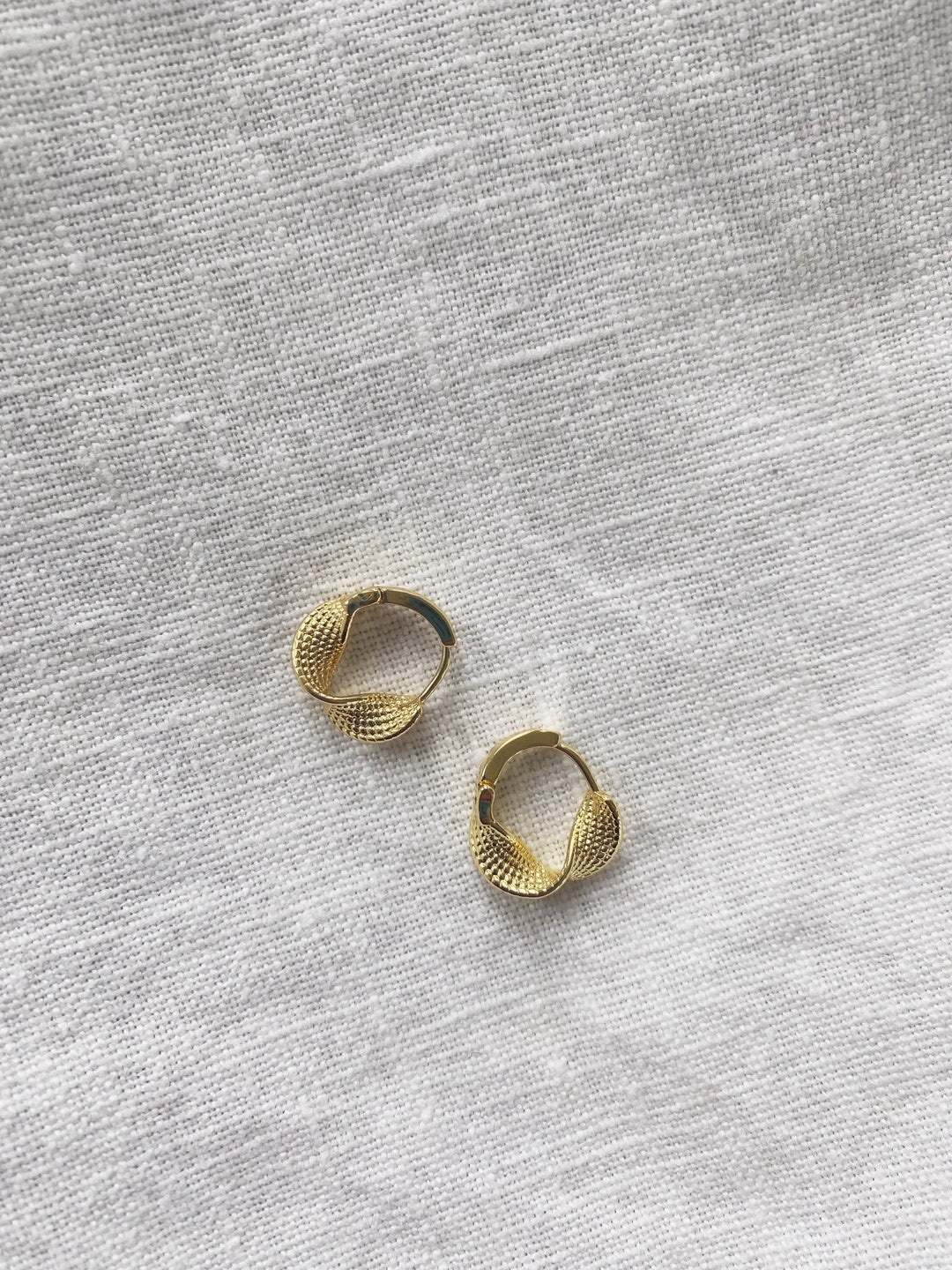 Azalea Hoops, Gold Filled - Spring Sweet