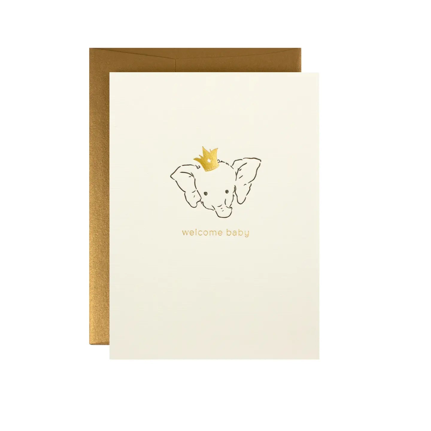 Baby Elephant Card - Spring Sweet