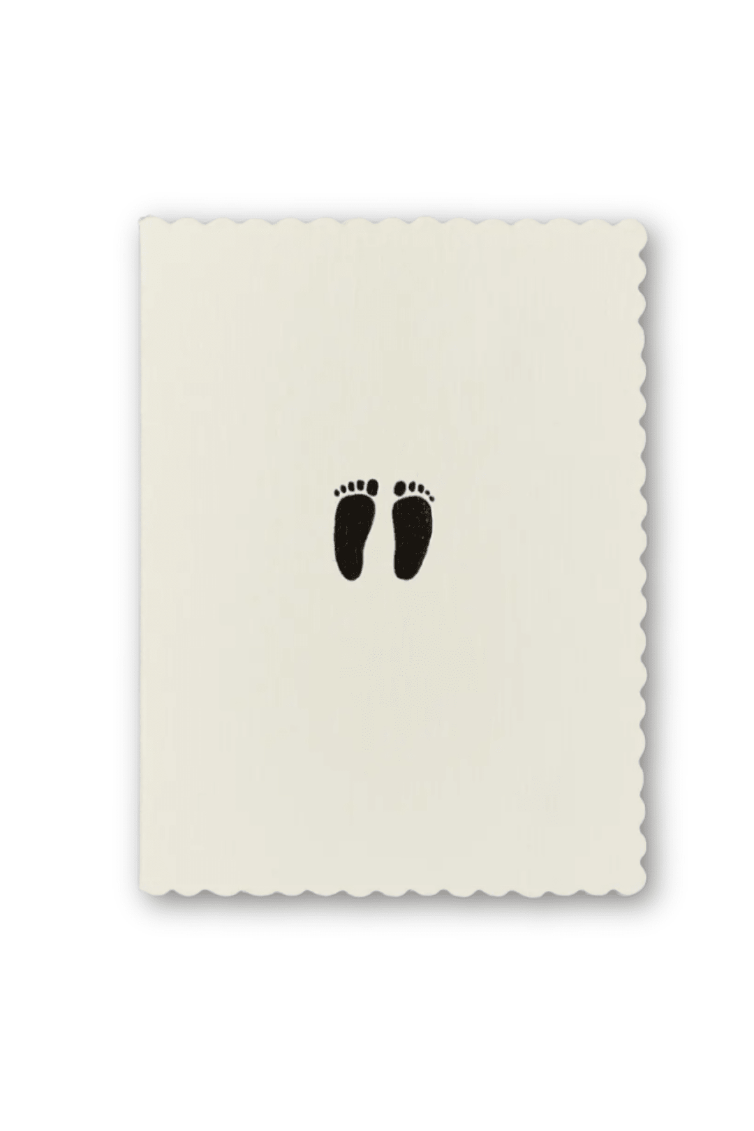 Baby Feet Motif Card - Spring Sweet