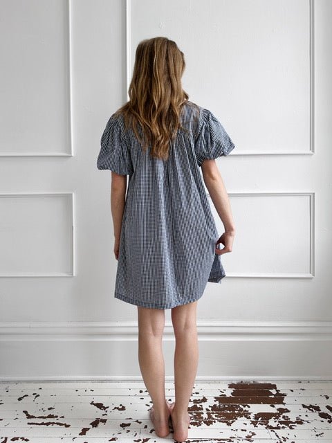 Babydoll Gingham Mini Dress - Spring Sweet