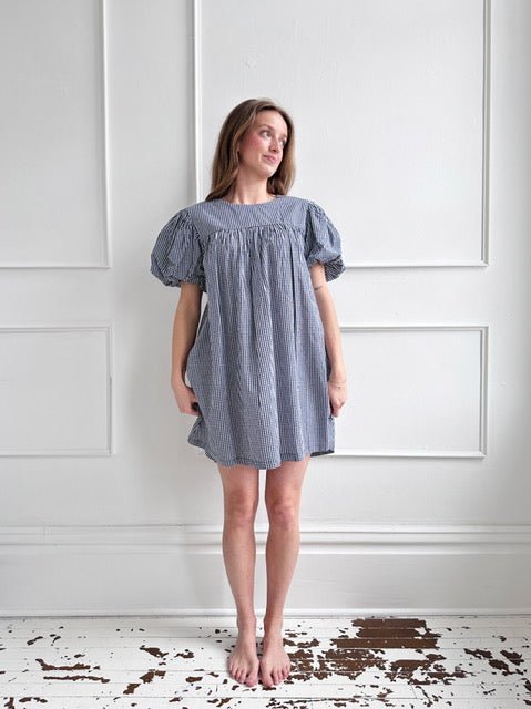 Babydoll Gingham Mini Dress - Spring Sweet