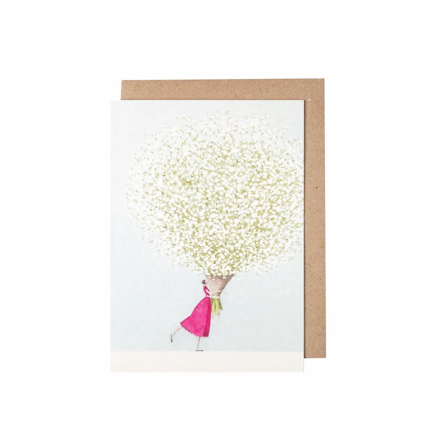 Baby's Breath Greeting Card - Spring Sweet