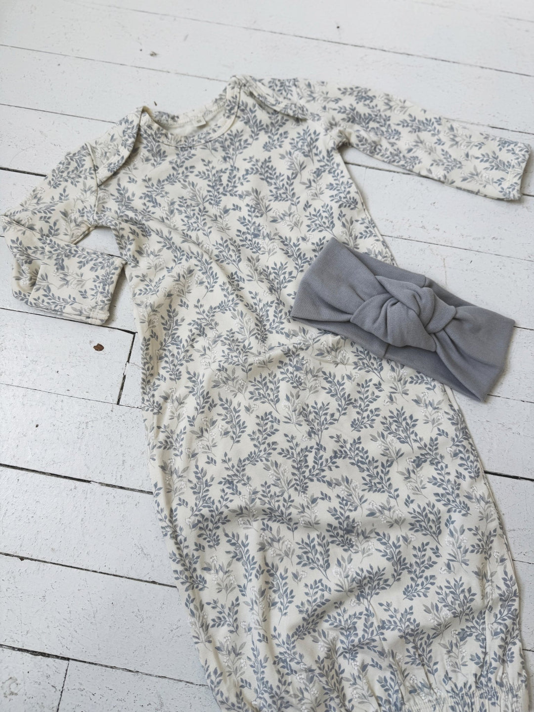 Bamboo Baby Gown - Spring Sweet