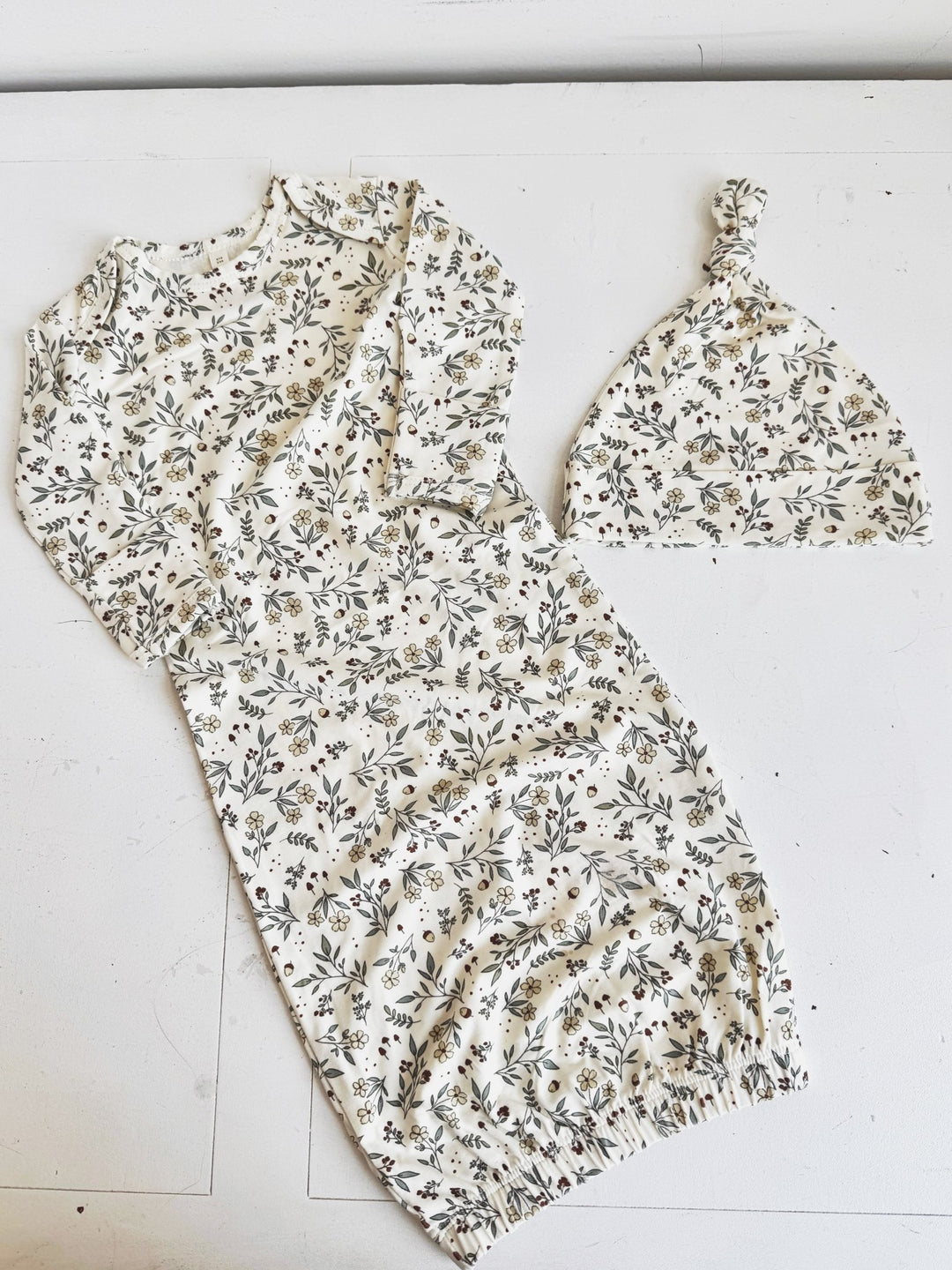 Bamboo Baby Gown - Spring Sweet