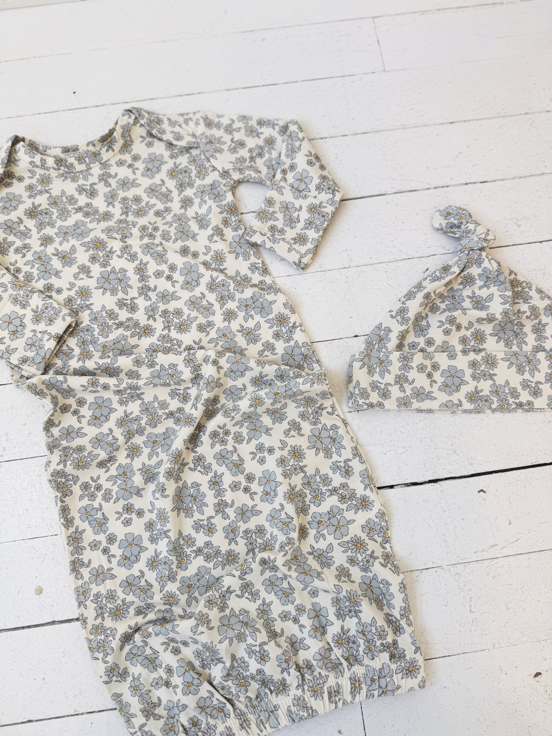 Bamboo Baby Gown - Spring Sweet
