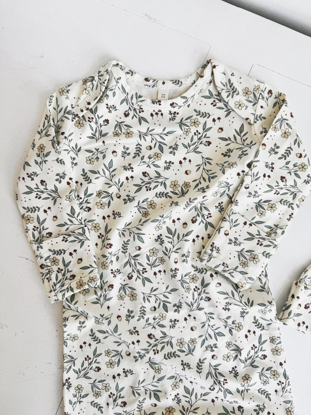Bamboo Baby Gown - Spring Sweet