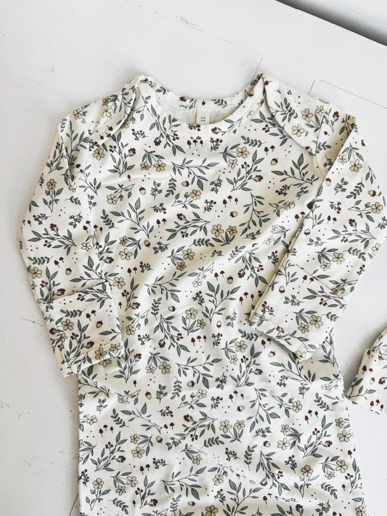 Bamboo Baby Gown - Spring Sweet