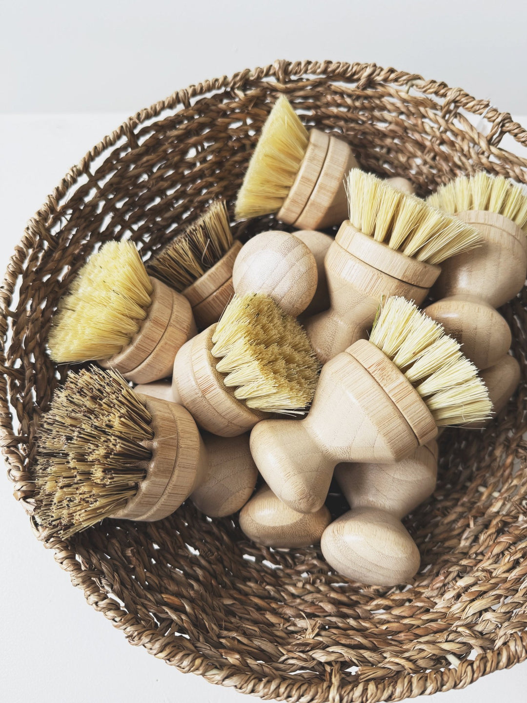 Bamboo Pot & Dish Brush - Spring Sweet