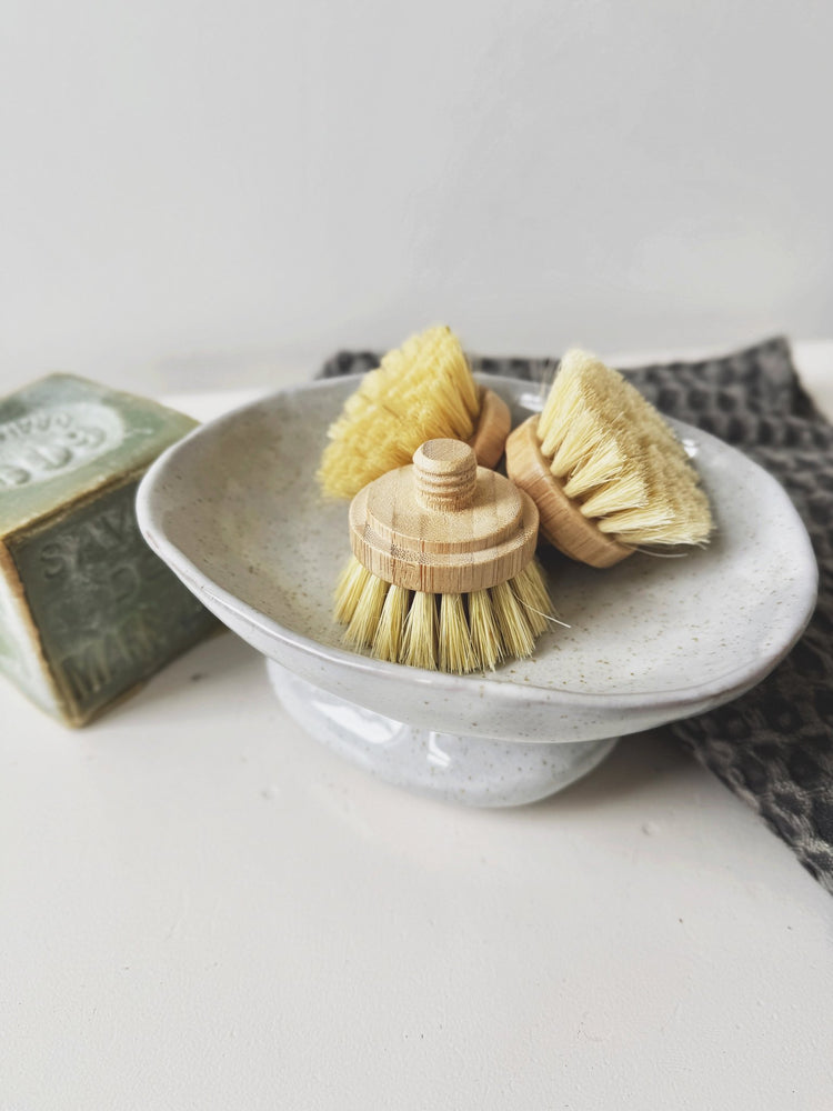 Bamboo Pot & Dish Brush - Spring Sweet