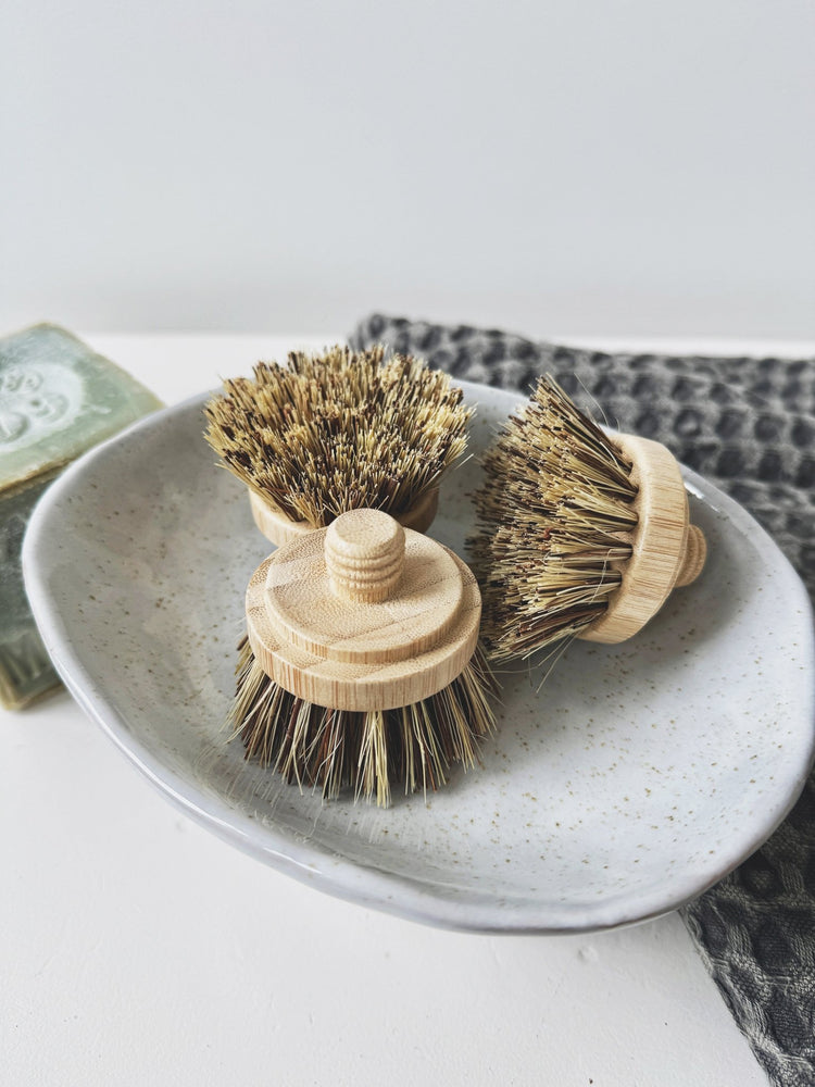 Bamboo Pot & Dish Brush - Spring Sweet