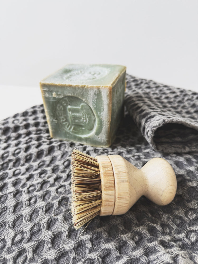 Bamboo Pot & Dish Brush - Spring Sweet