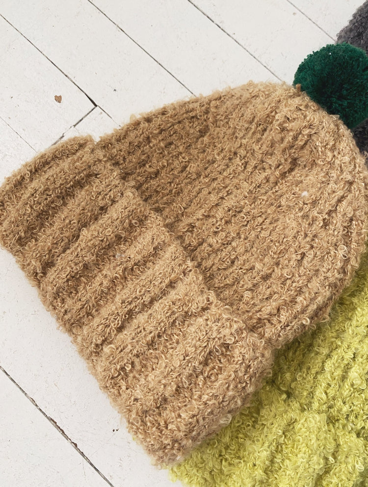Beanie w/ Pom - Spring Sweet