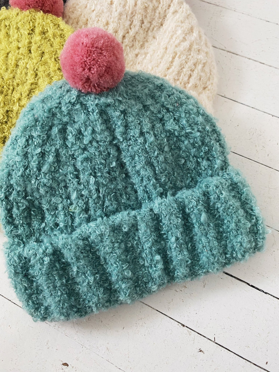 Beanie w/ Pom - Spring Sweet