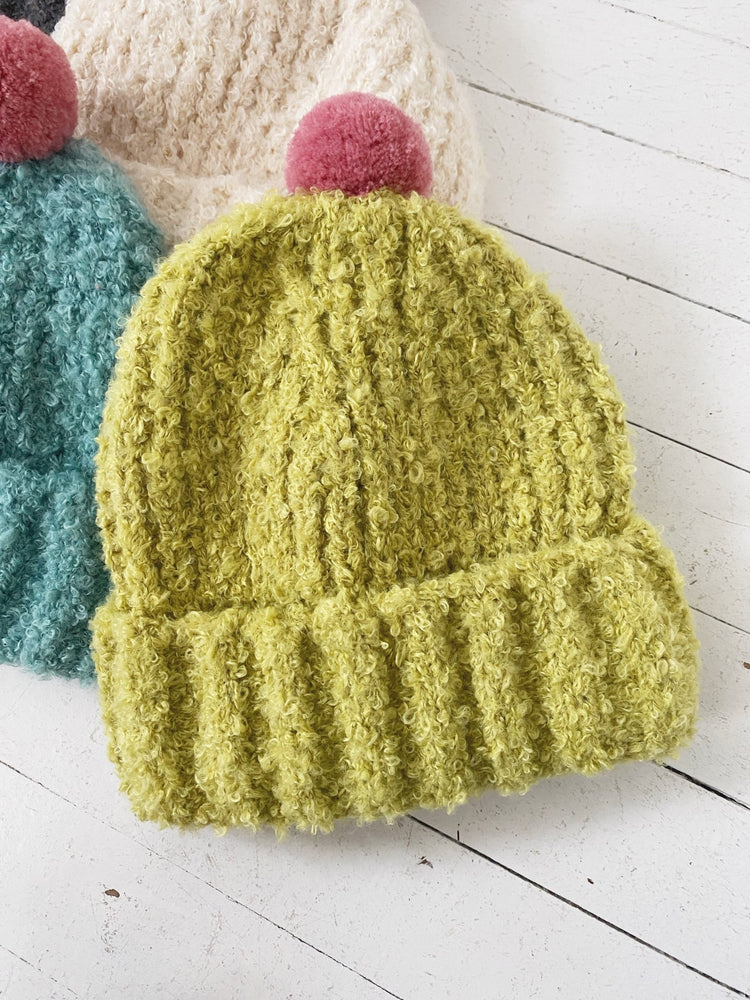 Beanie w/ Pom - Spring Sweet