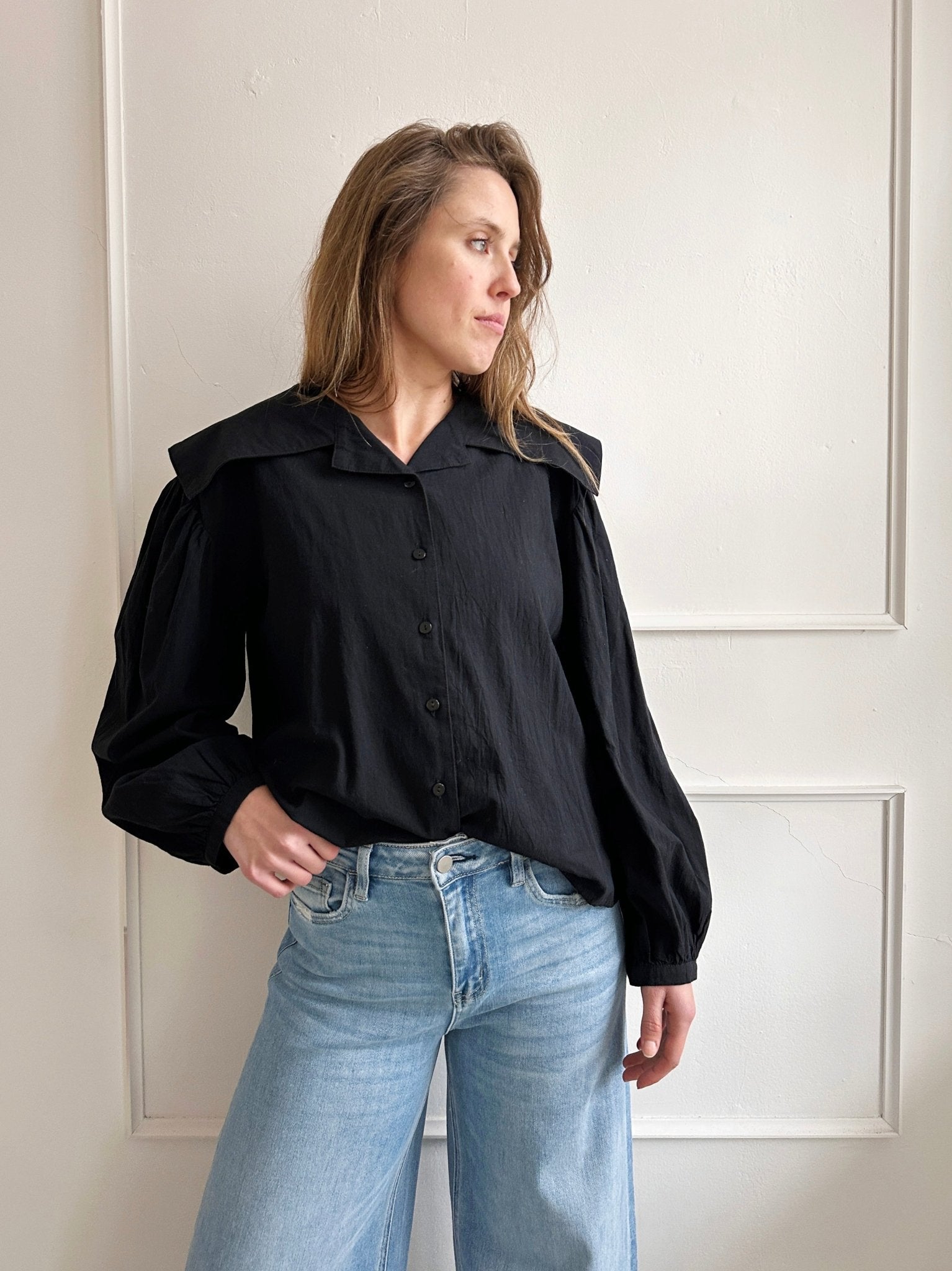 Big Collar Blouse - Spring Sweet