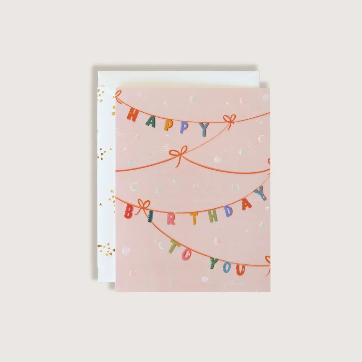 Birthday Banner Card - Spring Sweet