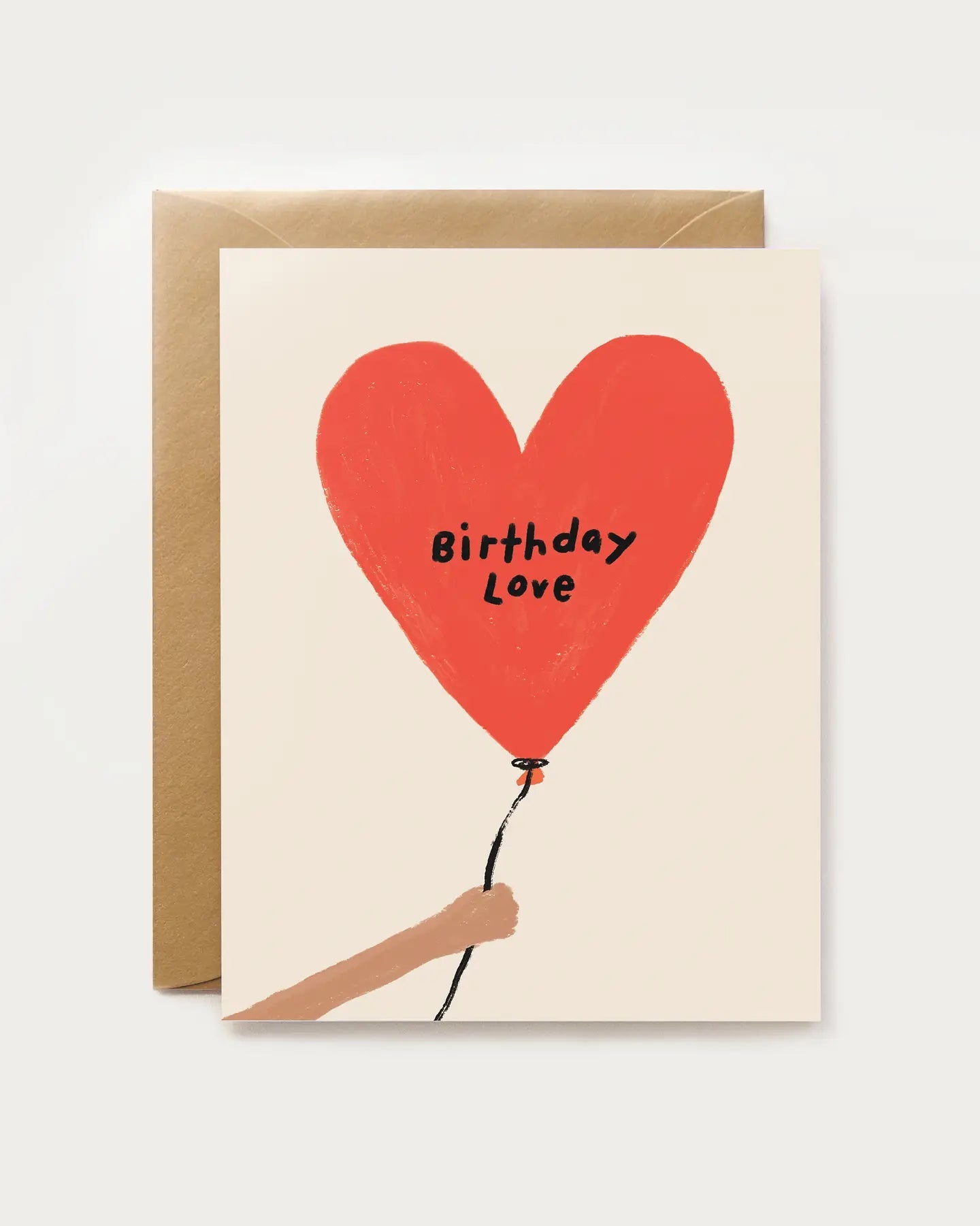 Birthday Love Balloon Card - Spring Sweet