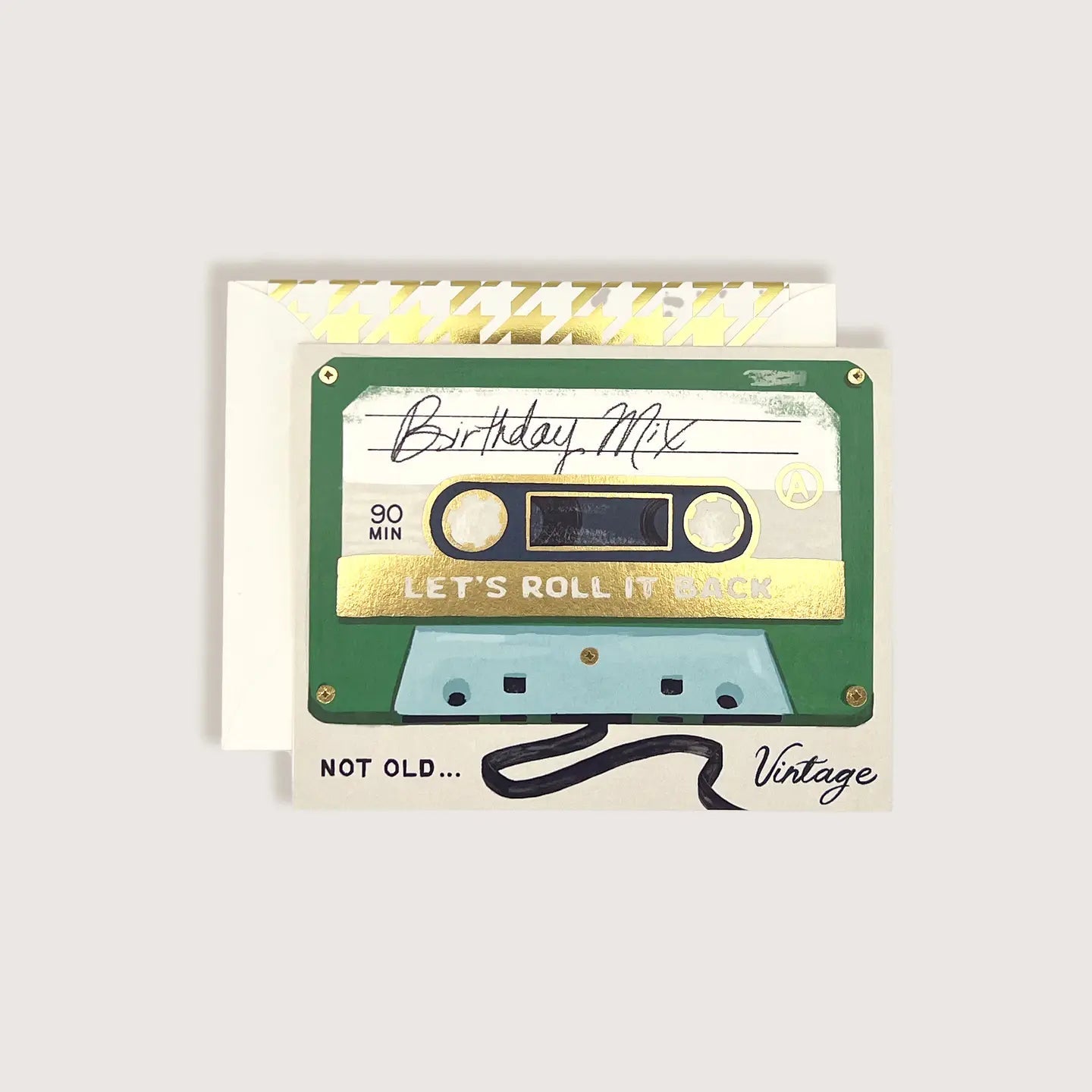 Birthday Mix Tape Card - Spring Sweet